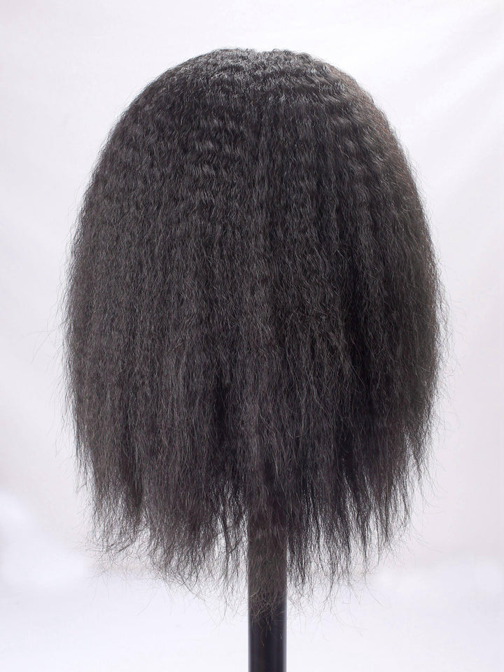 Kinky Straight Half Wig Human Virgin Hair [H03] - myqualityhair