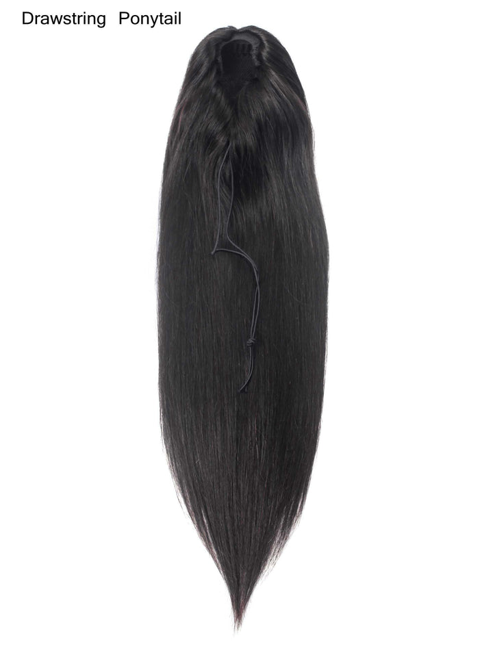 Silky Straight Ponytail Human Virgin Hair [P01] - myqualityhair