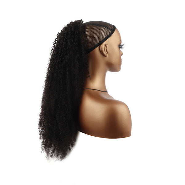 3D Layered Coily Curly Human Hair Ponytail [LP03]