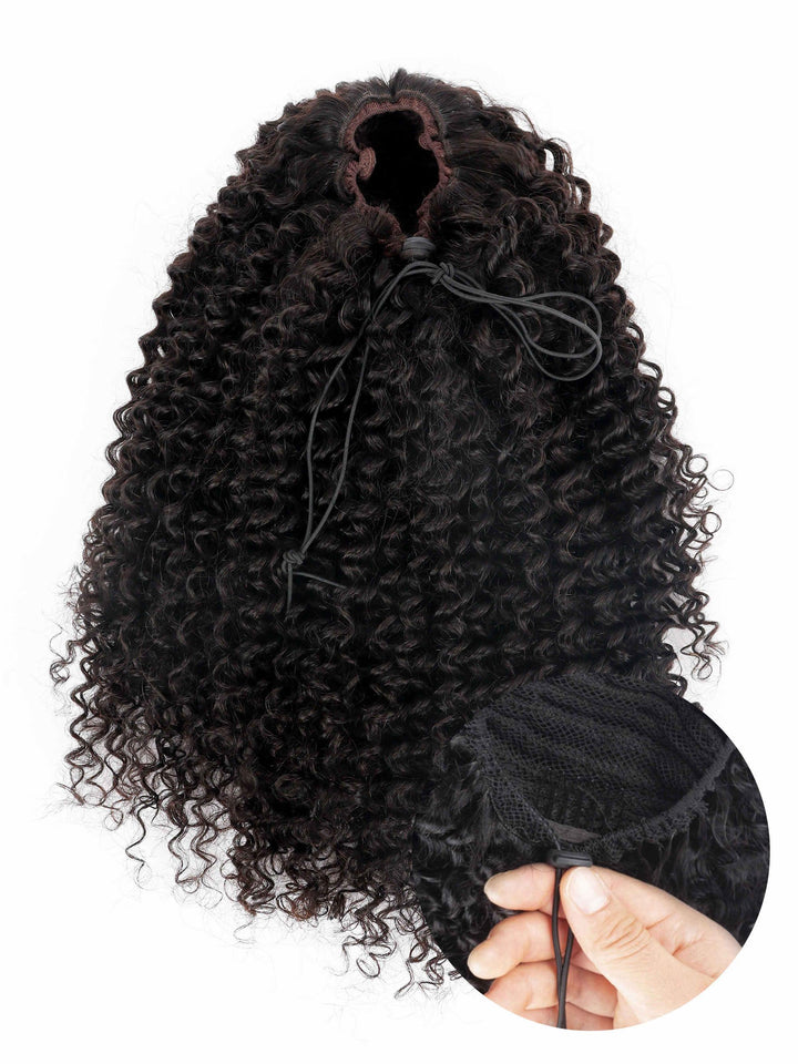 3 IN 1 Versatile Cap Wig Indian Virgin Human Hair [HW47] - myqualityhair