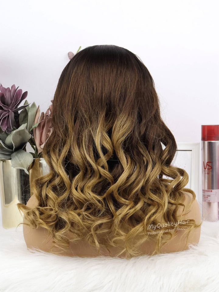 3T Ombre Color Headband Wigs Human Virgin Hair [HW38] - myqualityhair