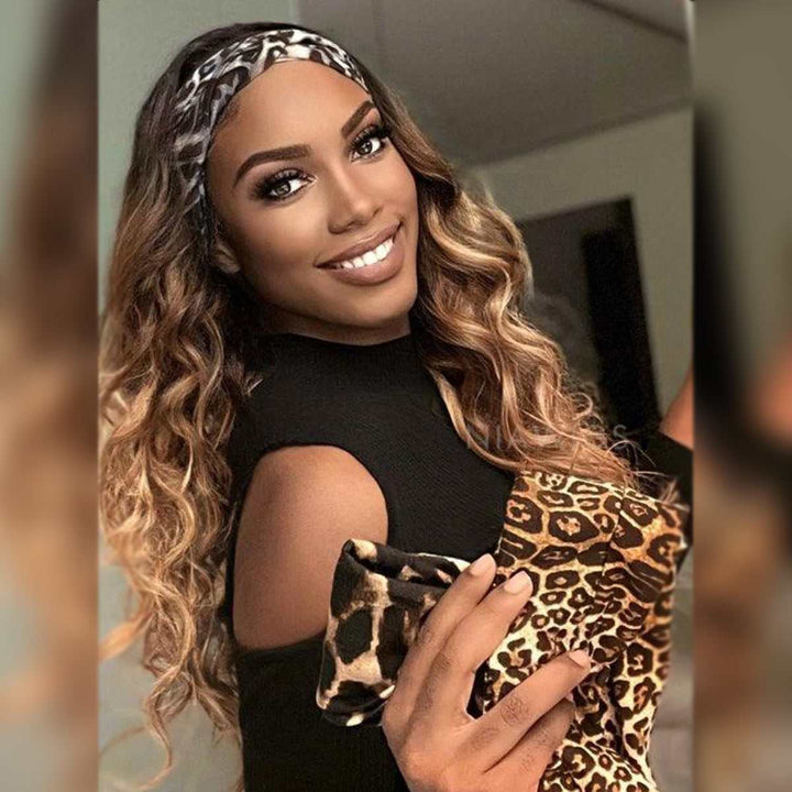 3T Ombre Color Headband Wigs Human Virgin Hair [HW38] - myqualityhair