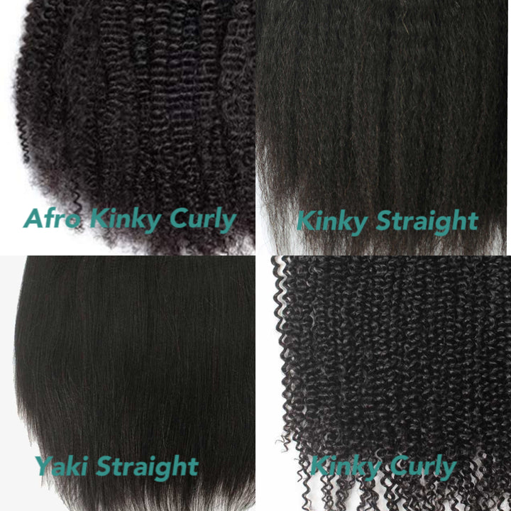 3 IN 1 Versatile Cap Drawstring Half Wig Indian Virgin Human Hair [HW47]