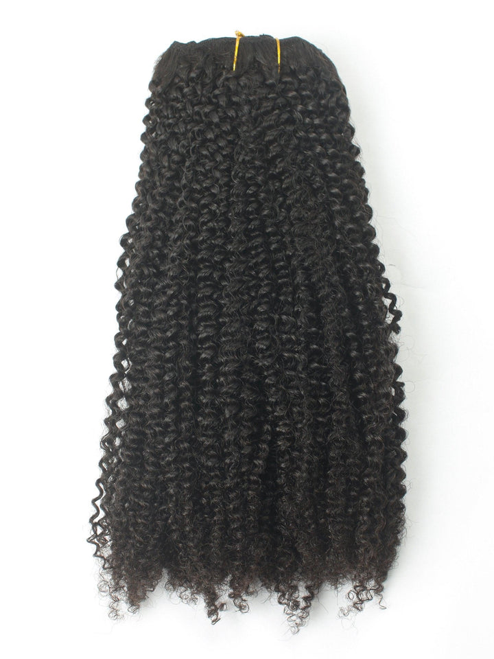 Afro Curly Clip Ins Virgin Human Hair [CI01] - myqualityhair