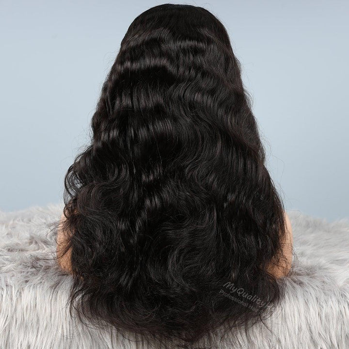 Body Wave 13X6 Glueless Lace Front Wig Indian Virgin Hair [LW02] - myqualityhair