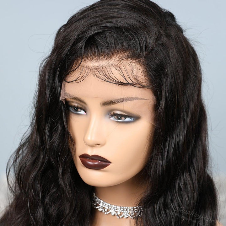 Body Wave 13X6 Glueless Lace Front Wig Indian Virgin Hair [LW02] - myqualityhair