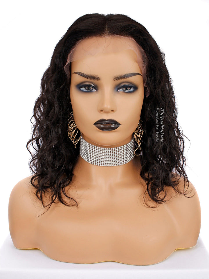 [DIAMOND]-Pre-Plucked Loose Wave Bob Glueless 13X6 Lace Front Wigs [B02] - myqualityhair