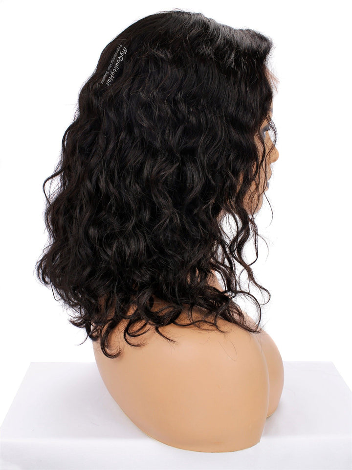 [DIAMOND]-Pre-Plucked Loose Wave Bob Glueless 13X6 Lace Front Wigs [B02] - myqualityhair