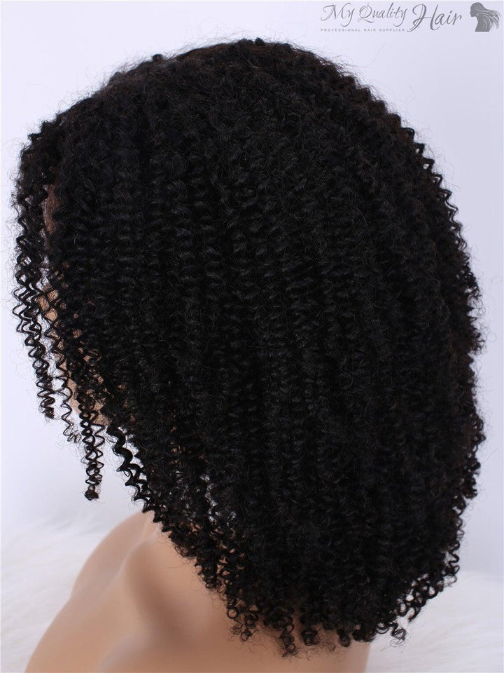 [JOY]-Afro Kinky Curly Glueless 13X6 Lace Front Wigs Human Virgin Hair[LW17] - myqualityhair