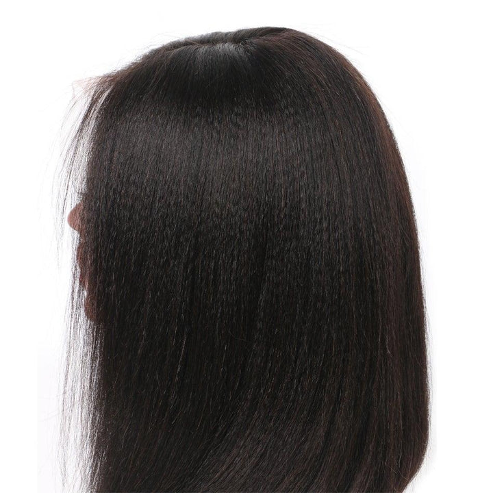 Light Yaki Bob Undetectable HD 5x5 Glueless Lace Closure Wig Skin Melt Wig [HC07] - myqualityhair