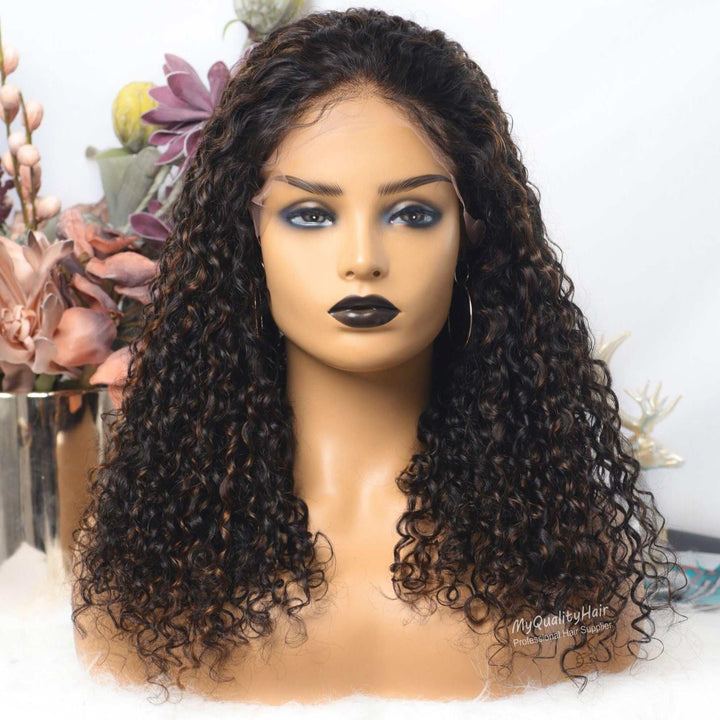 Lisa Dip Mixed #30 Sexy Curly 13X6 Lace Front Wigs Human Virgin Hair Same Day Free Shipping  Special Sale - myqualityhair