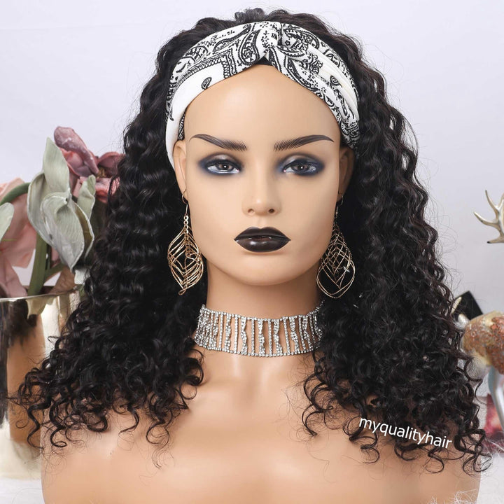 Loose Wave Headband Wig Virgin Human Hair Wigs Beginner Friendly [HW16] - myqualityhair