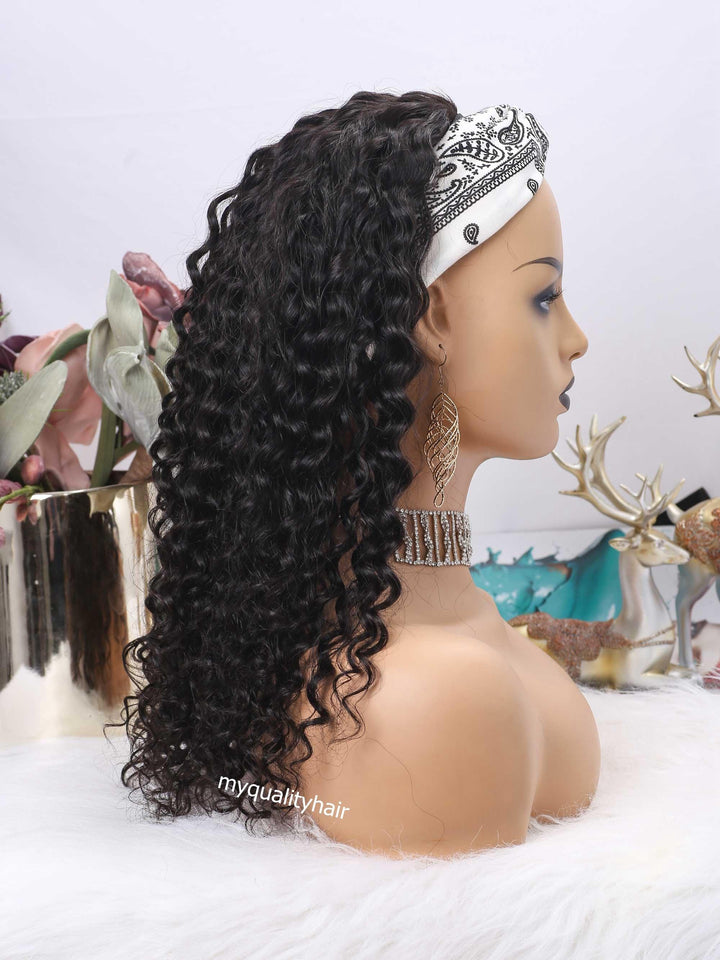 Loose Wave Headband Wig Virgin Human Hair Wigs Beginner Friendly [HW16] - myqualityhair