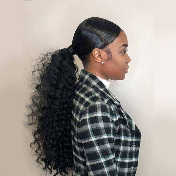 Loose Wave Ponytail Human Virgin Hair [P05] - myqualityhair