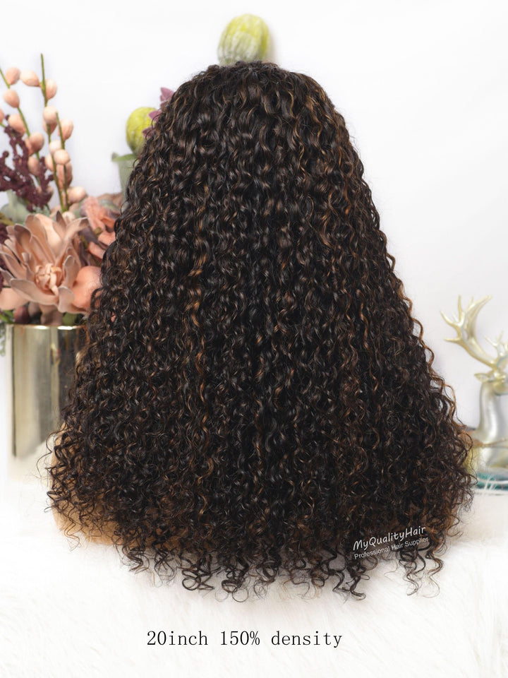 [MARIE]-Dip Mixed #30 Sexy Curly 13X6 Lace Front Wigs Human Virgin Hair[LW27] - myqualityhair