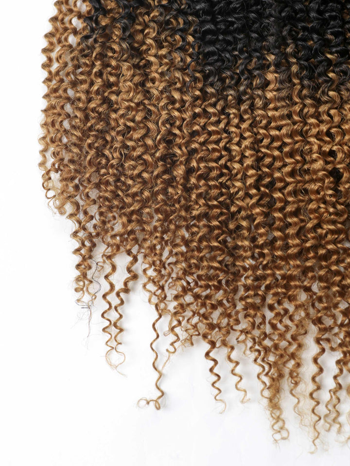 Ombre 1B/27 Afro Curly Clip Ins Virgin Human Hair [CI05] - myqualityhair