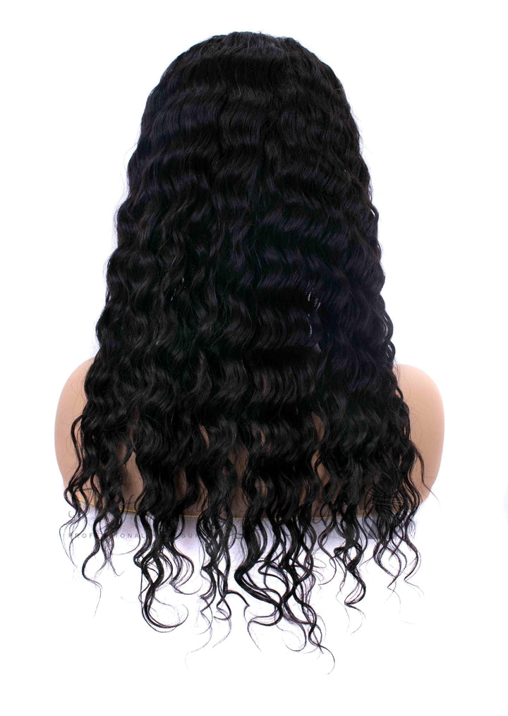 Sexy Loose Wave Pre-Plucked Glueless 360 Lace Frontal Wig Indian Virgin Hair [ILW17] - myqualityhair
