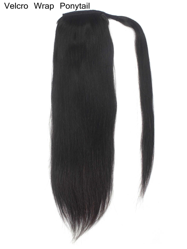 Silky Straight Ponytail Human Virgin Hair [P01] - myqualityhair