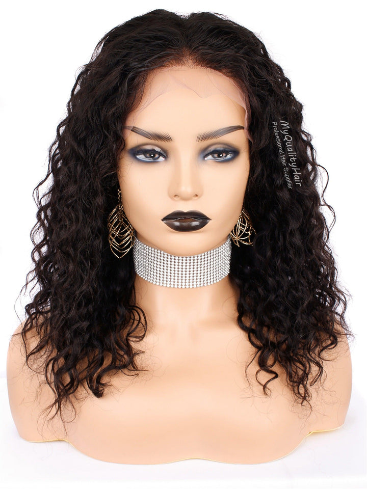 [SUSU]-Rihanna Inspired Curly Bob Glueless 13X6 Lace Front Wigs Pre-Plucked [B05] - myqualityhair