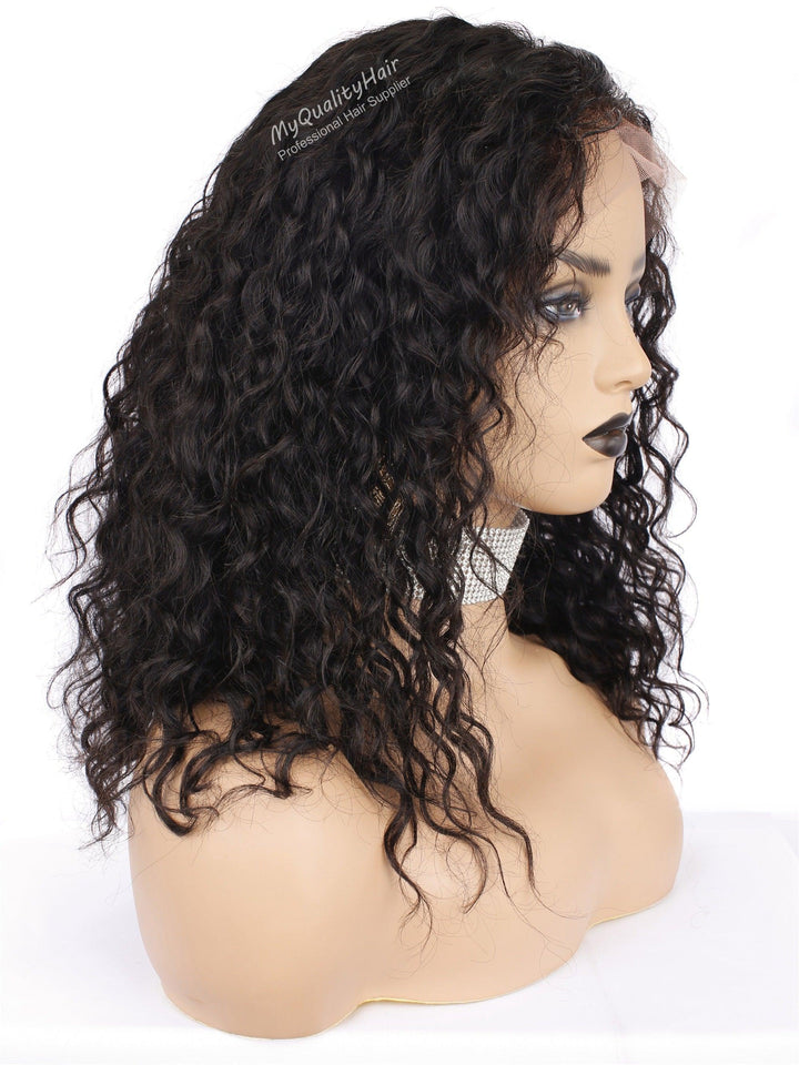 [SUSU]-Rihanna Inspired Curly Bob Glueless 13X6 Lace Front Wigs Pre-Plucked [B05] - myqualityhair