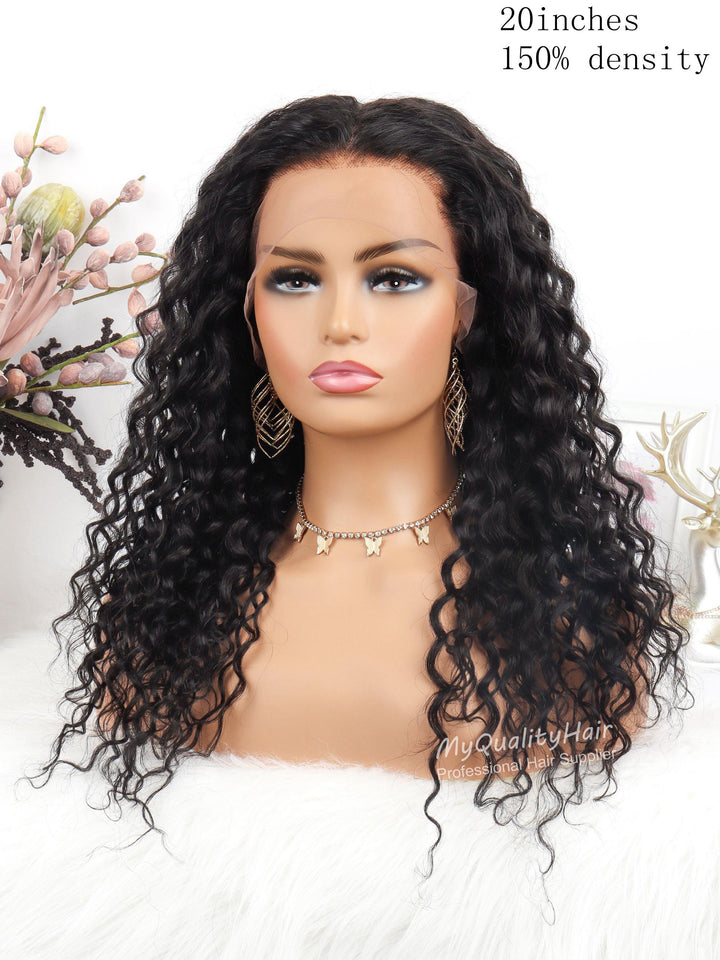 Upgraded!Clear Lace Clean Hairline Loose Wave 13X6 Undetectable Skin Melt HD Lace Front Wig [HD09] - myqualityhair