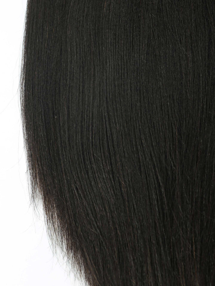 Yaki Straight Clip Ins Virgin Human Hair [CI04] - myqualityhair