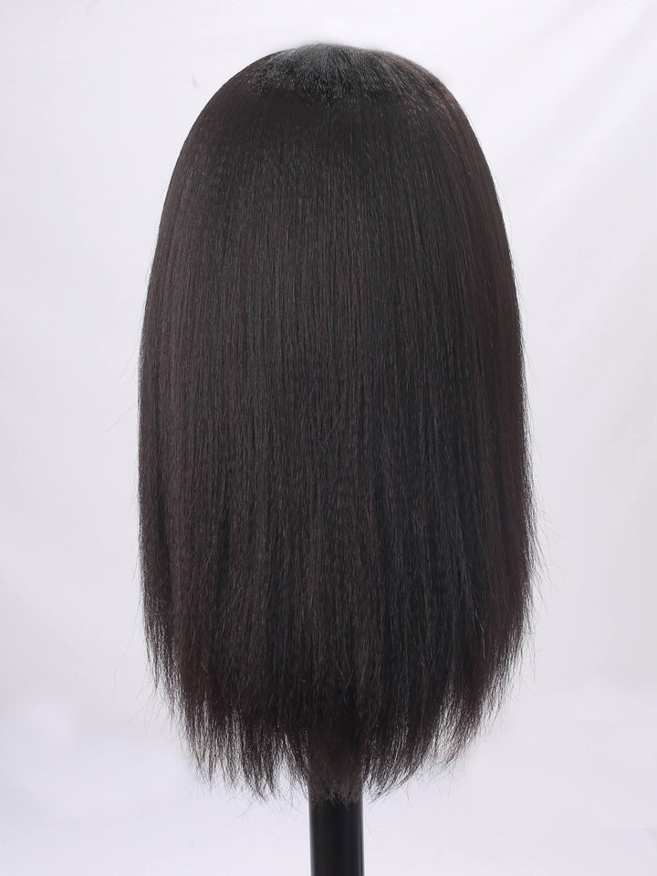 Yaki Straight Half Wig Human Virgin Hair [H04] - myqualityhair